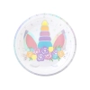 Talerzyki jednorożec unicorn urodziny tort 6 szt